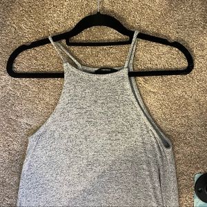 Forever 21 Gray Halter Dress